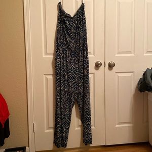 3X Mlle Gabrielle Strapless Jumpsuit